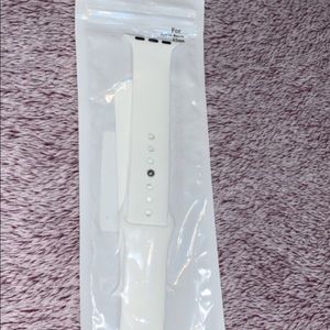 White Apple Watch band